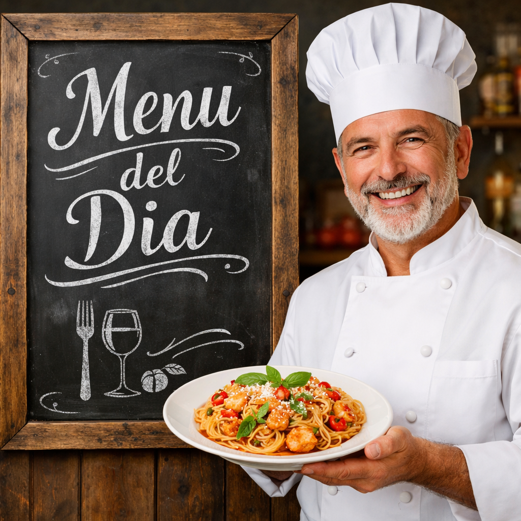 Mittagsteller mit mediterranen Speisen